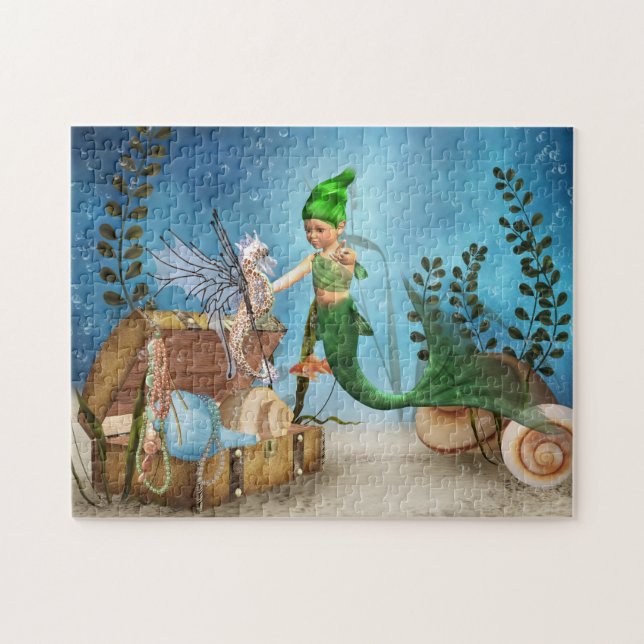 Kleine Meerjungfrau 4 Puzzle (Horizontal)