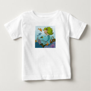 Kleine Meerjungfrau Baby T-shirt