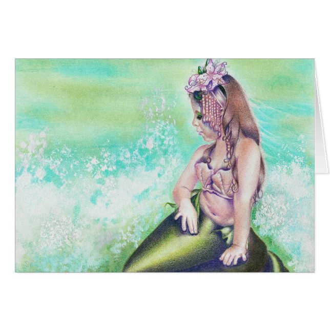 Kleine Meerjungfrau-Karte (Vorderseite (Horizontal))