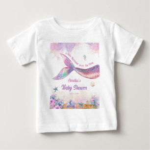 Kleine Meerjungfrau Pastell-Ozean-Mädchen Baby T-shirt