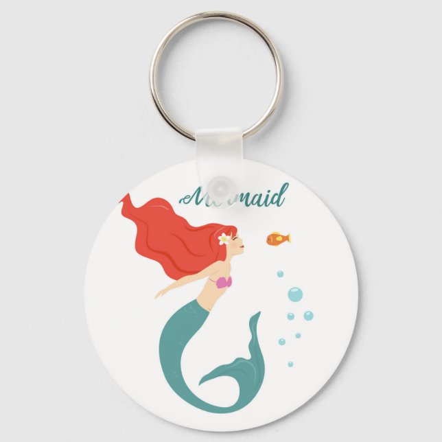 Kleine Meerjungfrau Schlüsselanhänger (Vorderseite)