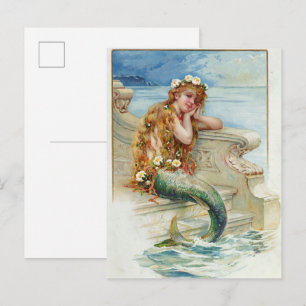 Kleine Meerjungfrau, von Hans Christian Andersen Postkarte