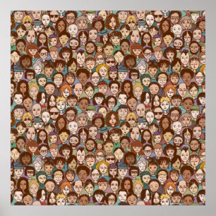 Kleine Menschen Poster