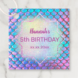 kleine mermaid Birthday Geschenkanhänger