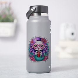 Kleine Mermaid-Sticker verzaubern Aufkleber
