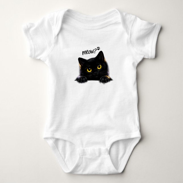 Kleine Mieze Baby Strampler (Vorderseite)
