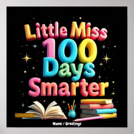 Kleine Miss 100 Tage schlauer feiert 100 Tage  Poster