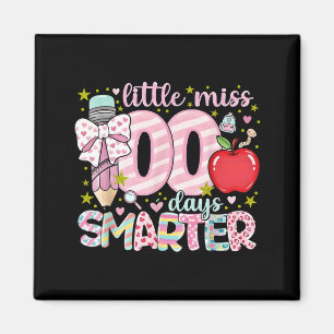 Kleine Miss 100 Tage schlauer Kids Mädchen 100. Ta Magnet
