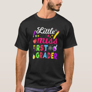Kleine Miss 1 Grade Girls 1. Tag zurück T-Shirt