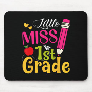 Kleine Miss 1. Klasse Süße Ck Zur Schule Hallo Ers Mousepad