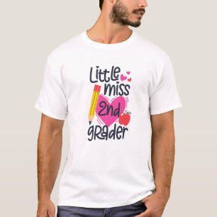Kleine Miss 2. Klasse erster Tag der zweiten Klass T-Shirt