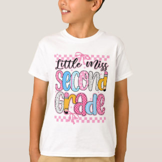 Kleine Miss 2. Klasse Zur Schule Mädchen Kid Coque T-Shirt