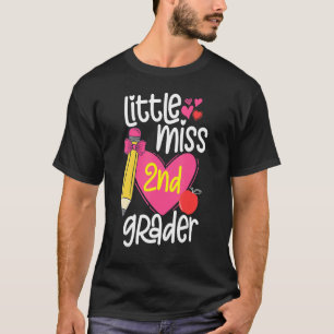 Kleine Miss 2. Klasse zurück zur Schule 2. Klasse T-Shirt