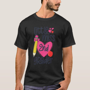 Kleine Miss 2. Klasse zurück zur zweiten Klasse T-Shirt
