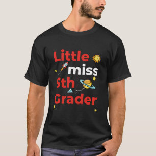 Kleine Miss 6th Grader erster Tag der zweiten Klas T-Shirt