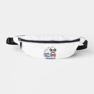 Kleine Miss America Patriotische Ente Vintage-Shir Bauchtasche