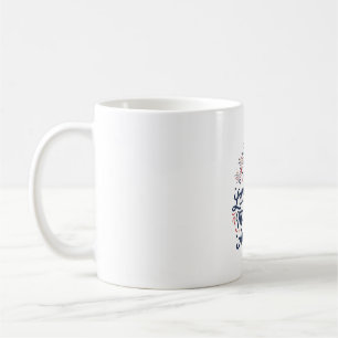 Kleine Miss America Patriotische Ente Vintage-Shir Kaffeetasse