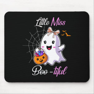 Kleine Miss Boo-schönes Niedliches Halloween-Kostü Mousepad