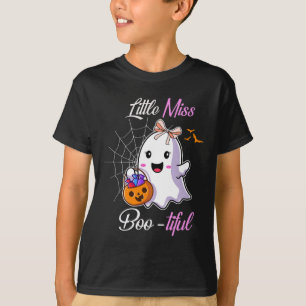 Kleine Miss Boo-schönes Niedliches Halloween-Kostü T-Shirt