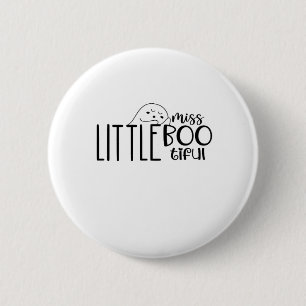 Kleine Miss Bootiful Retro Classic Button
