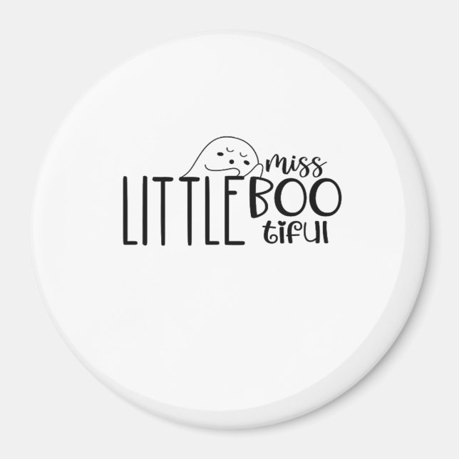 Kleine Miss Bootiful Retro Classic Magnet (Vorne)