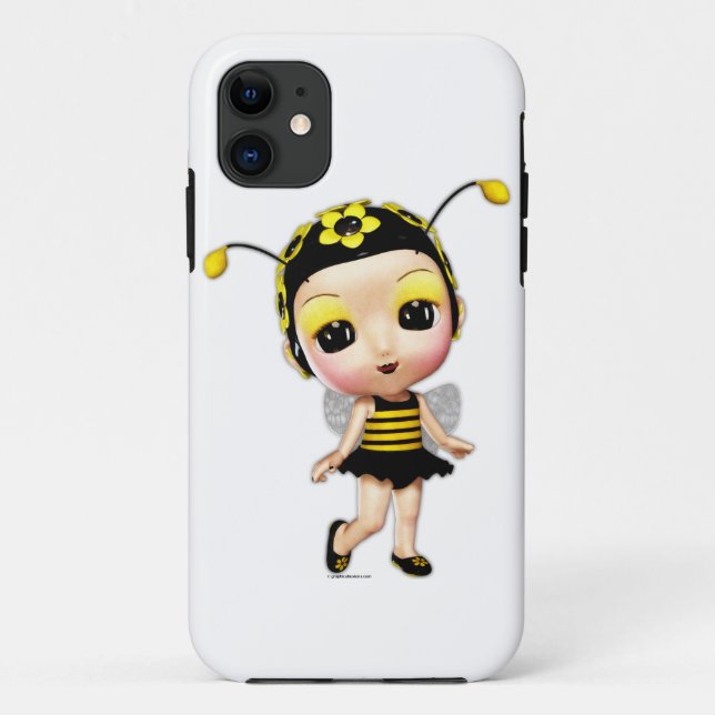 Kleine Miss Bumblebee iPhone 5 Fall Case-Mate iPhone Hülle (Rückseite)