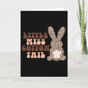 Kleine Miss Cottontail Leopard Gepard Süße Häschen Karte