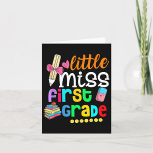 Kleine Miss erste Klasse CK bis Schule 1. Klasse Karte