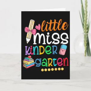 Kleine Miss Kindergarten für Kinder Mädchen Byck z Karte