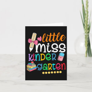 Kleine Miss Kindergarten für Kinder Mädchen Ck to  Karte