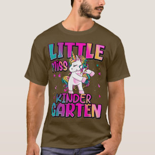 Kleine Miss Kindergarten zurück zu Schulmädchen T-Shirt