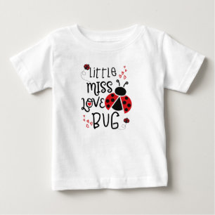 Kleine Miss Liebe Baby T-shirt