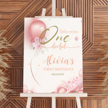 Kleine Miss ONEderful Pink Floral