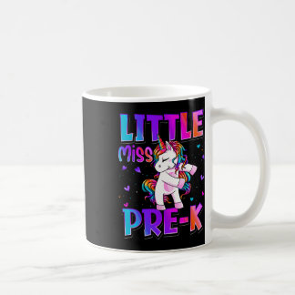 Kleine Miss Pre-K-Einhorn-Ck Zur Schule Mädchen Kaffeetasse