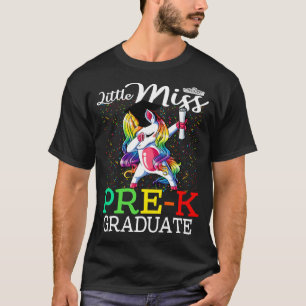 Kleine Miss Pre-K Graduate Unicorn T-Shirt