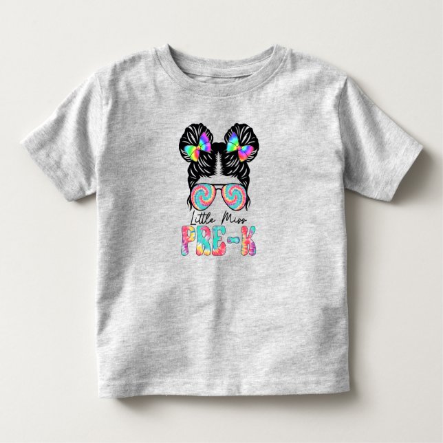 Kleine Miss Pre-K Kleinkind T - Shirt (Vorderseite)