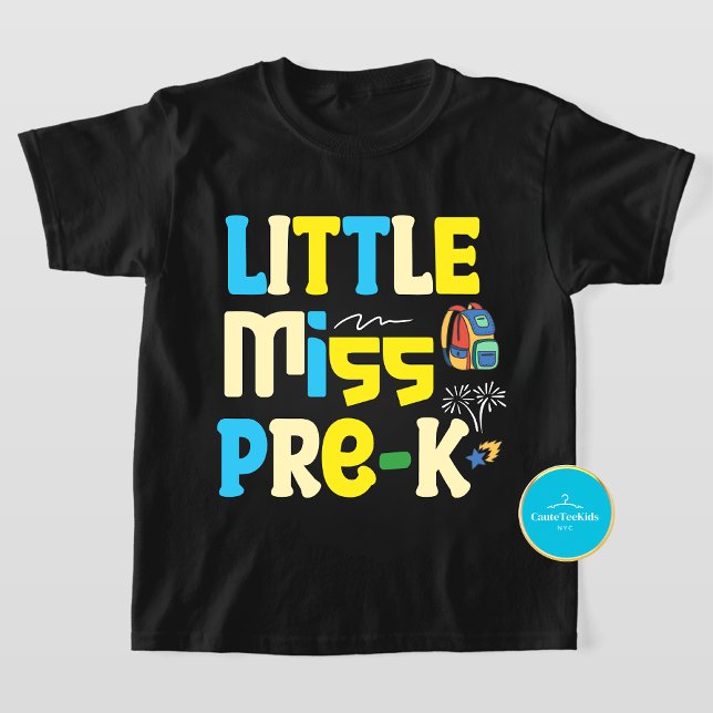 Kleine Miss Pre-K zurück in die Schule T-Shirt (Von Creator hochgeladen)