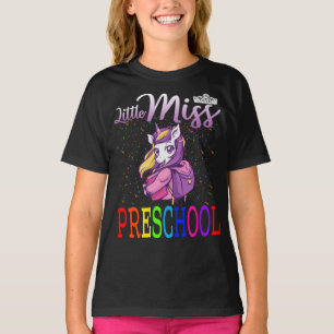 Kleine Miss Preschool Unicorn T-Shirt