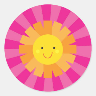 Kleine Miss Sunshine Sun Aufkleber Siegel für Einl
