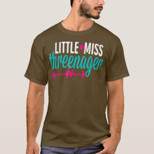 Kleine Miss Threenager Shirt 3 Drei Niedliche Toch
