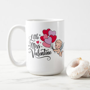 Kleine Miss Valentins-Tasse Geschenk, Valentinstag Kaffeetasse