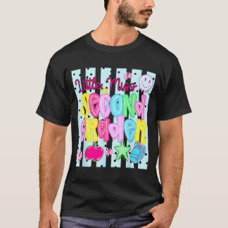 Kleine Miss Zweite Klasse 2. Klässler Erster Tag z T-Shirt