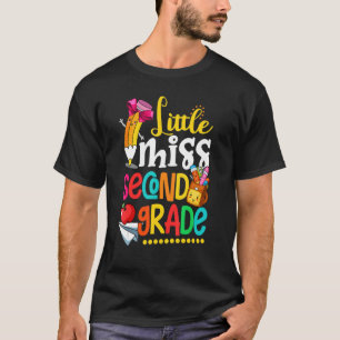 Kleine Miss zweite Klasse zurück zur zweiten Klass T-Shirt