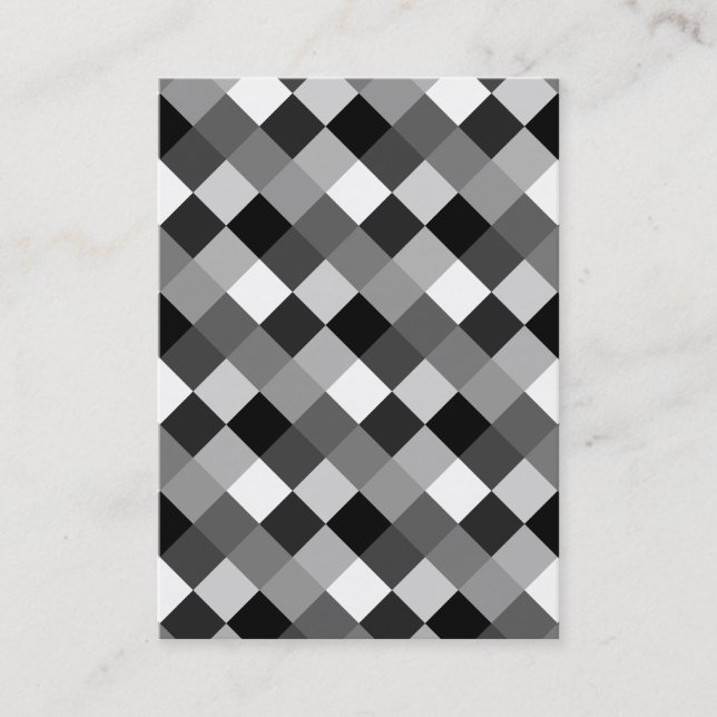 Kleine Monotone-Blöcke Visitenkarte (Vorderseite)