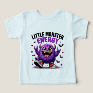 Kleine Monster-Energie Lustiger Lila Halloween