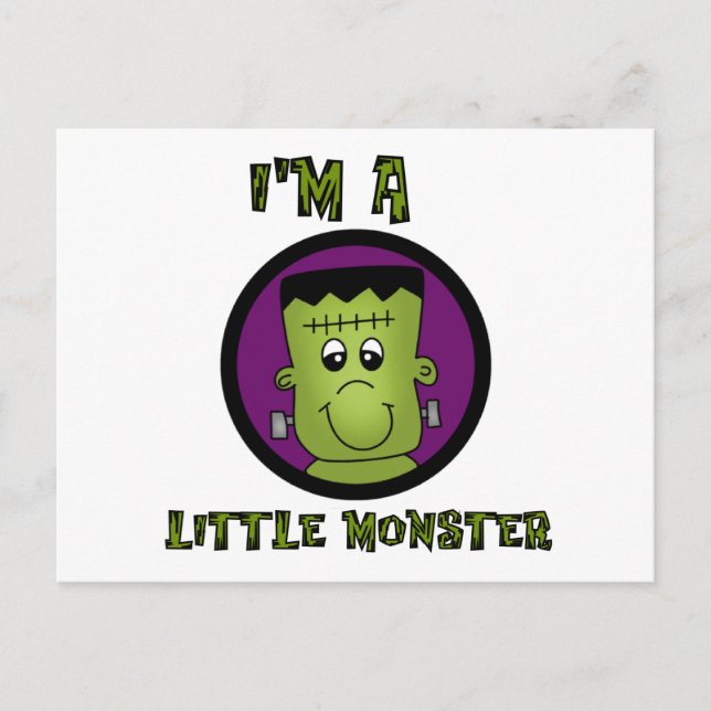 Kleine Monster Halloween-Hemden und -Geschenke Postkarte (Vorderseite)