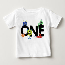 Kleine Monster Junge erste Geburtstagskleidung Baby T-shirt