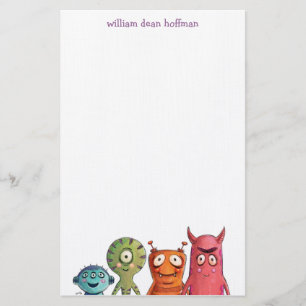 Kleine Monster-Kinder Briefpapier