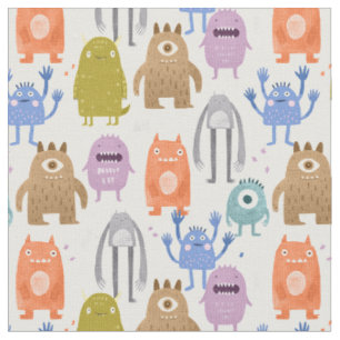 Kleine Monster Kinderkrippe Stoff