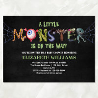 Kleine Monster Letters Halloween Kinderdusche